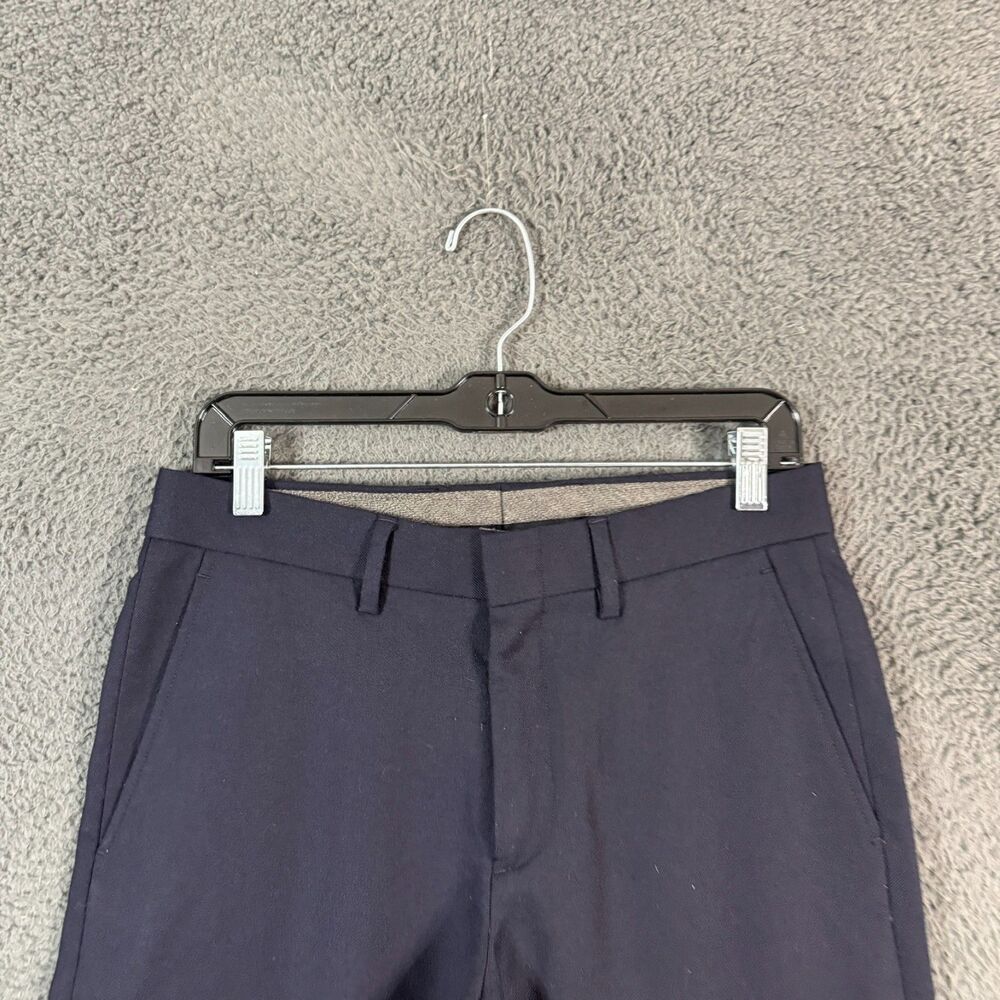 J Crew Pants Mens 29x32 Blue Urban Slim Fit Dress Slacks Wool Formal Preppy - Picture 2 of 15